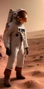 Placeholder: an astronaut in Mars, highly detailed, 3d render