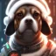 Placeholder: Cyberpunk Portrait of dog child with brown hair and with cute face, north pole snowy vibe , perfect composition, hyperrealistic, super detailed, 8k, high quality, trending art, trending on artstation, sharp focus, studio photo, intricate details, highly detailed, by greg rutkowski