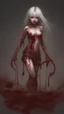 Placeholder: girl_smiling,_liquid_guts,_full_body,_creepy,_horrifying,_dreadful,_sinister,blood, guts, dark red tones,