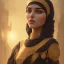 Placeholder: Arab young woman ,Arabic features، cute, beautiful, black eyes,Natural contours, real skin ,Modest Arabic style dress، head and shoulders portrait, cinematic, 8k, resolution concept art portrait by Greg Rutkowski, Artgerm, WLOP, Alphonse Mucha dynamic lighting hyperdetailed intricately detailed