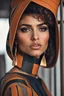 Placeholder: top heavy,this girl is 21 year old girl name Tania Nassar FROM EGYPT inspired by HERMÈS and Jean Paul Gaultier, ((perfect face)), his skin is soft to the touch and gorgeous to look at,sophisticated composition,Natural Beauty, intricate, elegant, colorful, wlop, artgerm, 8k, epic, sharp focus, hyper-realism painting, concept art, matte painting, 8 k resolution, digital art, filigree, rim lighting,