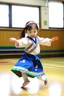 Placeholder: a girl dancing in japanese school