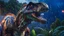 Placeholder: Huge dinosaur in a thunderstorm, intricately detailed face, Professional photography, bokeh, a breathtaking background cinematic side light, wide shot shot on dslr 64 megapixels sharp focus, canon lens, Hyperrealistic, concept art, 16k resolution