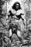 Placeholder: Tarzan, King of the Jungle - ink