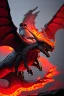 Placeholder: Demonic Wyvern, lava, masterpiece, expert, 8K, hyperrealism, sharp focus, cinematic lighting