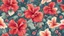 Placeholder: hibiscus floral pattern