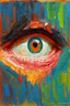 Placeholder: disembodied eye; Post-Impressionism