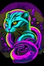 Placeholder: /imagine prompt: snake or cat::2 Pop art, retro vector art, semiotics, vibrant colors, magical realism, synthwave:: t-shirt vector, center composition graphic design, plain background::2 mockup::-2 --upbeta --ar 1:1