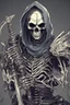 Placeholder: skeleton warrior, anime style, portrait