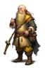 Placeholder: teenage handsome blonde nomadic mountain dwarf with flute dnd