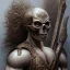 Placeholder: skull masked bodybuilder barbarian by gerald brom luis royo