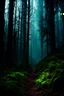 Placeholder: Dark forest. fantasy