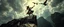 Placeholder: the fool from major arcana tarot,dancing joyfully on the edge of a cliff streching for a bird leaning into the air, seen from below, close up portrait of dj magic farmer pilot looking down on cam, with background in the style of escher and giger, a chill contrapunctus fugue in the style of fsol, beethoven, held up and protected from disaster