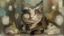 Placeholder: Portrait of a cat by Van Gogh