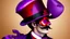 Placeholder: Purple and Red Tophat with a gold ribbon in the style of salvador dali