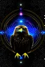 Placeholder: visionary eagle of dark matter, with celestial instance voices of reason in the background