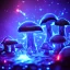 Placeholder: Spherical Frost metal magic armoured lightning glowing Mycelium MUSHROOM stars galaxy SPACE lANDSCAPE BURNING IN BLUE FLAMES hellfire abyss math chaos vivid cell