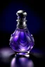 Placeholder: The design of the perfume bottle with purple tones is very special and creative