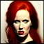 Placeholder: simone simons vocalist with poison ivy body face