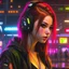 Placeholder: Girl cyberpunk is a thing of beauty