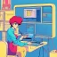 Placeholder: Masterpiece, High Focus, Retro Computer, retro pc, 80's Computer