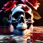 Placeholder: Cracked Skull and red rose, marble texture, dark, fantasy art, shallow depth of field, macro lens, unreal engine 5, ultra detailed,8k, HDR, hyperphotorealistic, bone, set in fire