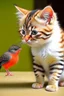 Placeholder: a kitten turning into a bird