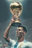 Placeholder: Cristiano Ronaldo lifting the World Cup trophy