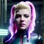 Placeholder: Actress, young Katheryn Winnick, android woman, circuits in face, painted face, ghost in the shell, leather coat, cyber punk, neon, army, bamboo, blood, portrait, studio photo, unreal engine 5, soft color, 16 bit, god lights, ray tracing, RTX, lumen lighting, ultra deatail, volumetric lighting, 3d, finely drawn, hd.