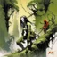 Placeholder: woman spider. Alex Maleev
