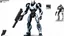 Placeholder: Cyborg with carbon fiber arms and pulse rifle