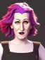 Placeholder: Portrait of a 30 year old strange witch like Bette Midler