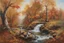 Placeholder: ((best quality)), ((masterpiece)), ((realistic,digital art)), (hyper detailed), Valerie Hegarty style painting of a river landscape in autumn, a scenic environment, painted by Valerie Hegarty