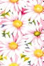 Placeholder: daisy pink flower watercolor