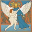 Placeholder: [estampe, by Maurice Denis] Jacob wrestling with angel