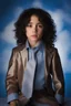 Placeholder: facial portrait - 10-year-old Paul Stanley is posing for his school picture - Sparkling, Sky blue Background, professional quality studio 8x10 UHD Digital photograph by Scott Kendall - multicolored spotlight, Photorealistic, realistic stock photo, Professional quality Photograph. colored Fog