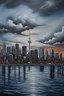 Placeholder: painting of the City of toronto