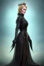 Placeholder: Cersei Lannister as evil queen in black leather coat, busty, cleavage, voluptuous, lena headay, angry, stern look. character design by cory loftis, fenghua zhong, ryohei hase, ismail inceoglu and ruan jia. unreal engine 5, artistic lighting, highly detailed, photorealistic, fantasy