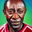 Placeholder: oil paiting portrait of pelé 4k detailed