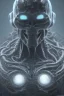 Placeholder: evil berserker, alien, tron, bitcoin eyes, 8k, finely detailed, dark light, photo realistic, hr giger