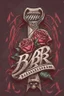 Placeholder: rose mit rasiermesser, haarschneidemaschine und diamant über schriftzug,firmenlogo für friseur barber, name soll SAMO THE BARBER sein, high quality, logo, graffitidesign, parallel