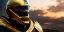 Placeholder: apocalypse, chaotic, magnificent, realistic, colorful, massive, epic, ray tracing, cinematic, 8k, HD, Ultra High Definition, photo film, film grain, hyper-detailed, golden tarnished knight helmet with clear glass reflective visor with matching armor