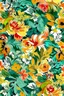 Placeholder: flowers floral pattern in the style of Pierre-Auguste Renoir