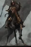 Placeholder: Knight on horseback with a sword casting magic