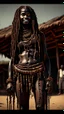 Placeholder: The body and soul of a beautiful woman with chains