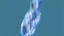 Placeholder: a pillar ascends from bottom border to the top border. high poly, digital art style