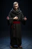 Placeholder: young russian monk for a horror ,3d model, t-pose, full length