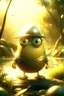 Placeholder: Egg cartoon character detailed pirate mysterious swamp creature sunlight sparkle