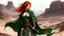 Placeholder: (sks woman:1), rogue, desert, redhead, green eyes, (ink sketch by Adrian Smith , methurlant) fantasy, DnD, surreal, high contrast, (masterpiece, best quality:1.3), methurlant,