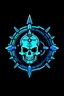 Placeholder: An 8-bit style logo featuring a pirate skull and compass with a blue glow.